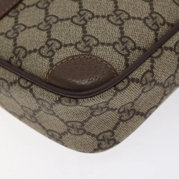 GUCCI GG Supreme Shoulder Bag PVC Beige Gold 007 115 6423 Auth BA3357 - Picture 4 of 16